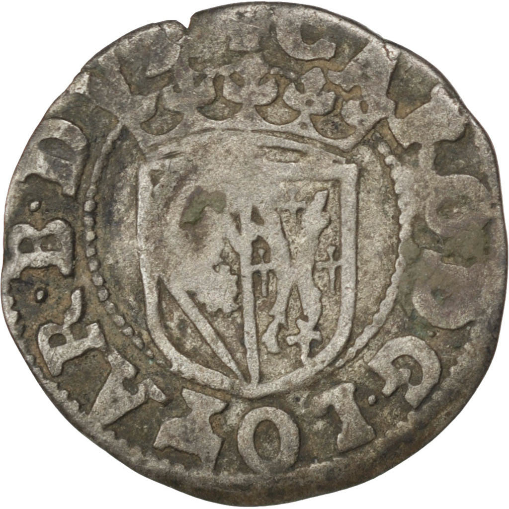 Coin, France, Double Denarius, Nancy, VF(20-25), Silver, Boudeau:1537