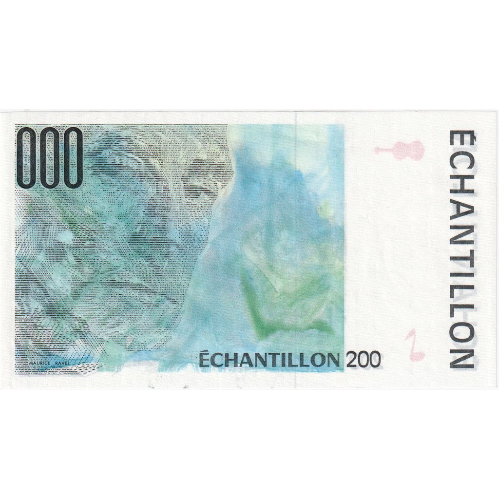 França, 200 Francs, échantillon, UNC(65-70)