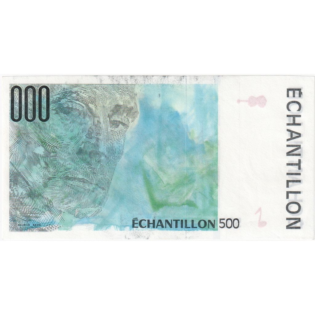 Francja, 500 Francs, échantillon, UNC(65-70)