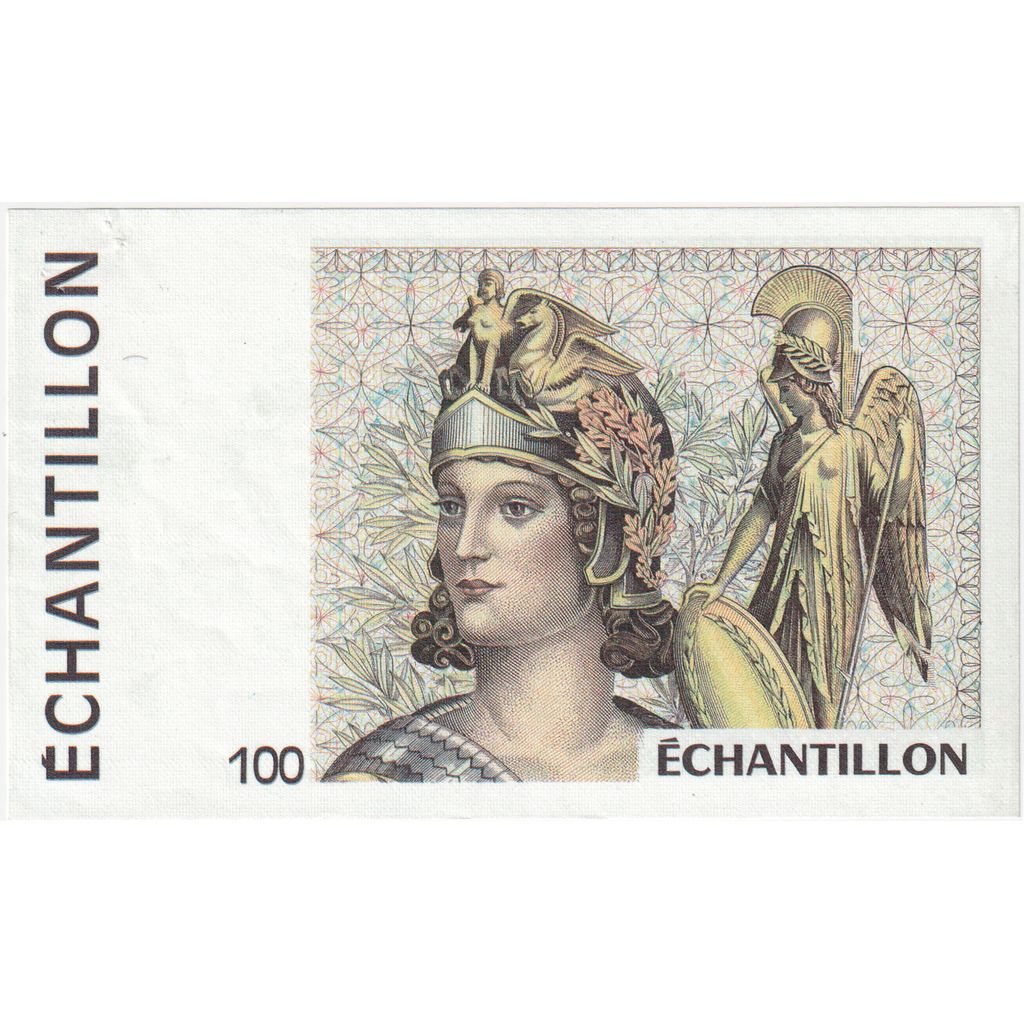 França, 100 Francs, échantillon, EF(40-45)