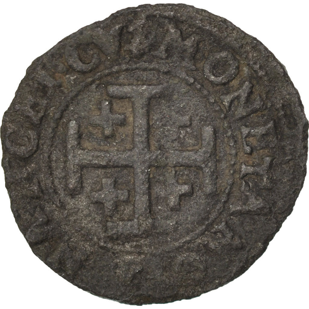 Coin, France, Denarius, Nancy, VF(30-35), Billon, Boudeau:1543