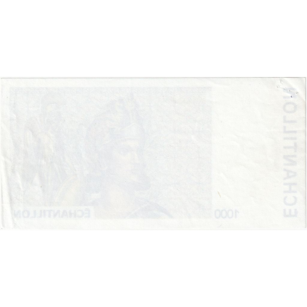 Francja, 1000 Francs, échantillon, EF(40-45)