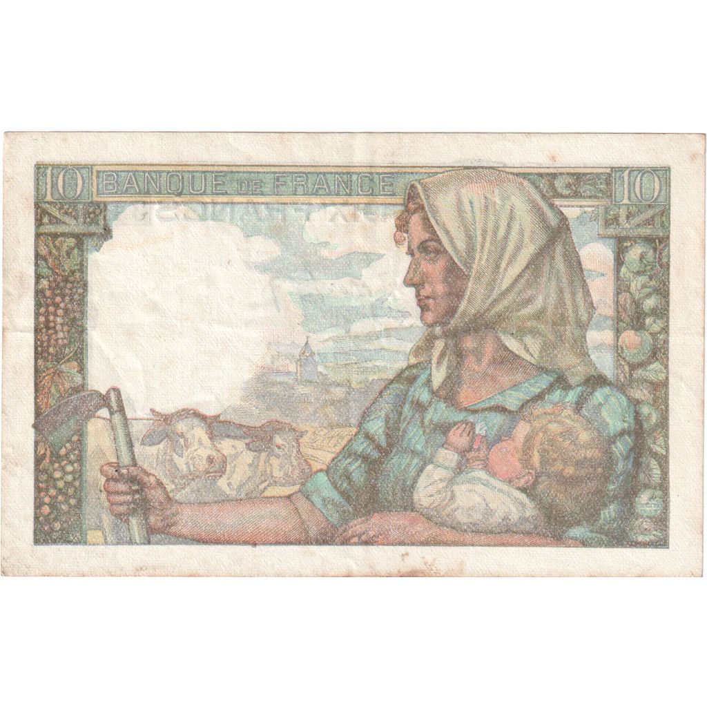France, 10 Francs, Mineur, 1949-04-07, Y.194, EF(40-45)