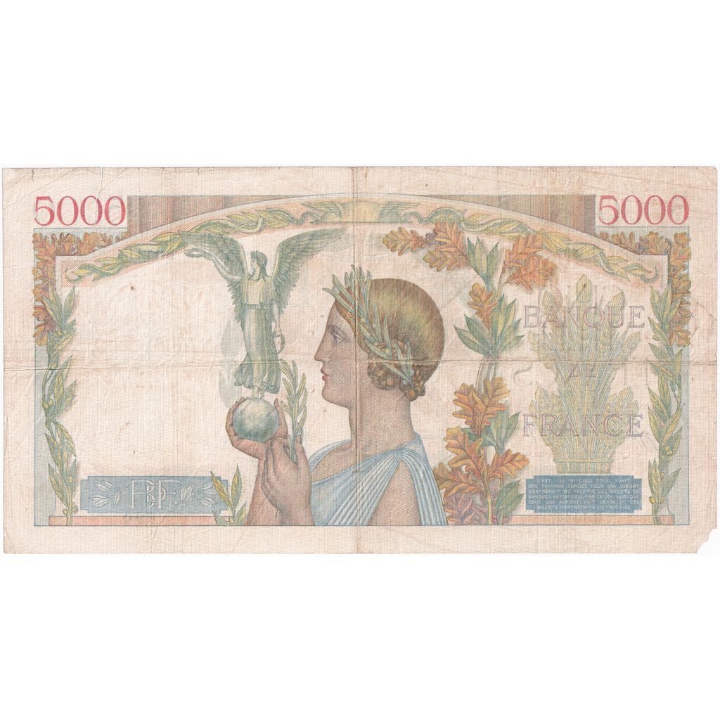 Frankreich, 5000 Francs, Victoire, 1943-01-07, B.1141, S