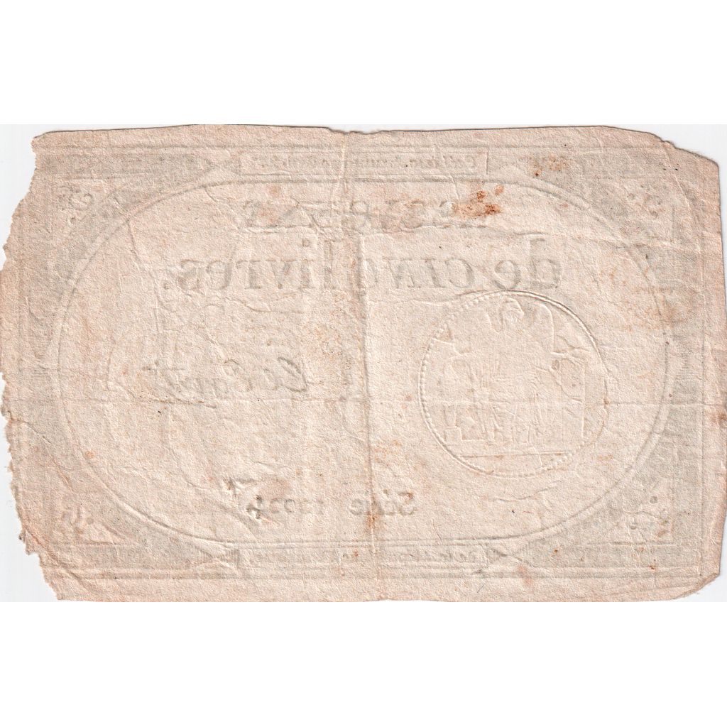 France, 5 Livres, 1793, SERIE 10004, B