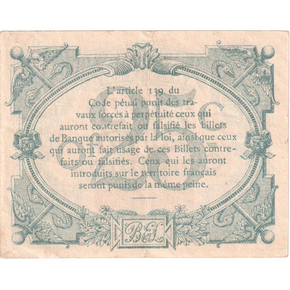 Frankreich, Lille, 25 Centimes, 05-1915, 032671, SS
