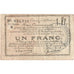Francia, Douai, 1 Franc, 1916-05-22, Série B, RC+