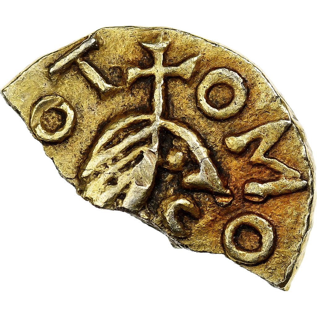 France, Domaigoaldo monétaire, Triens, fin VIIème siècle, Rouen, Electrum, SUP