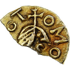 France, Domaigoaldo monétaire, Triens, fin VIIème siècle, Rouen, Electrum, SUP