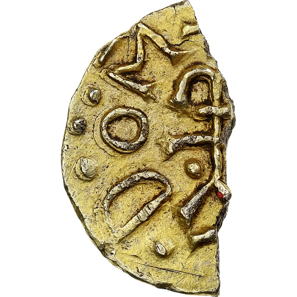 France, Domaigoaldo monétaire, Triens, fin VIIème siècle, Rouen, Electrum, SUP