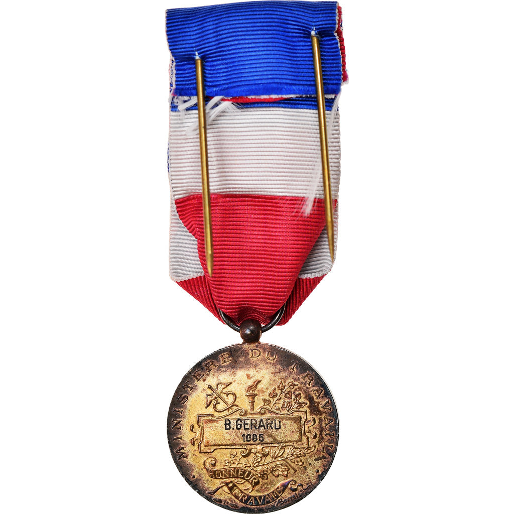 France, Médaille d'honneur du travail, Medal, 1985, Very Good Quality