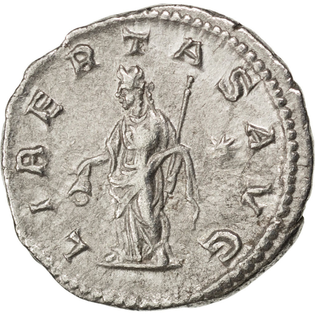 Coin, Elagabalus, Denarius, Roma, AU(50-53), Silver, RIC:109