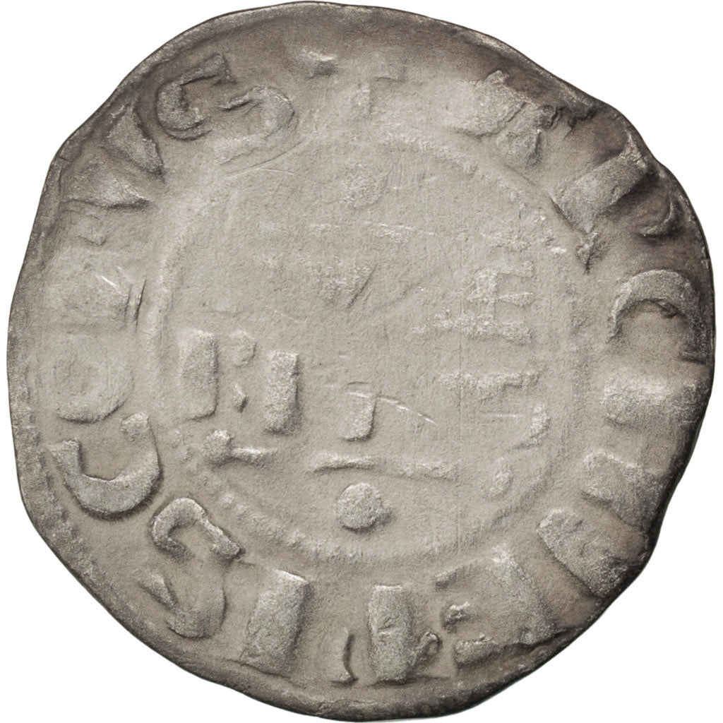 Coin, France, Denarius, Reims, EF(40-45), Silver