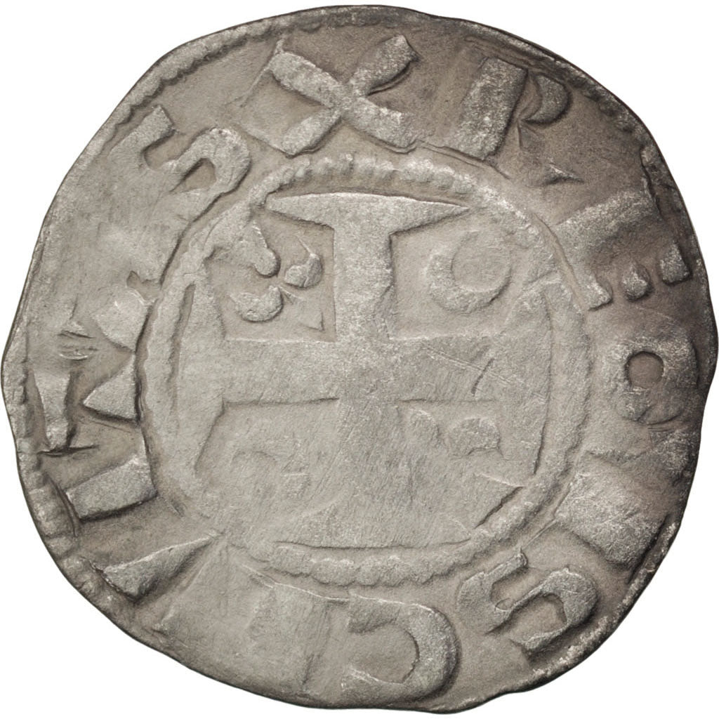 Coin, France, Denarius, Reims, EF(40-45), Silver