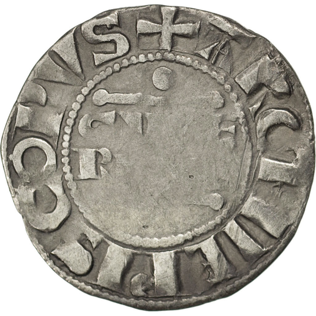 Coin, France, Denarius, Reims, VF(30-35), Silver