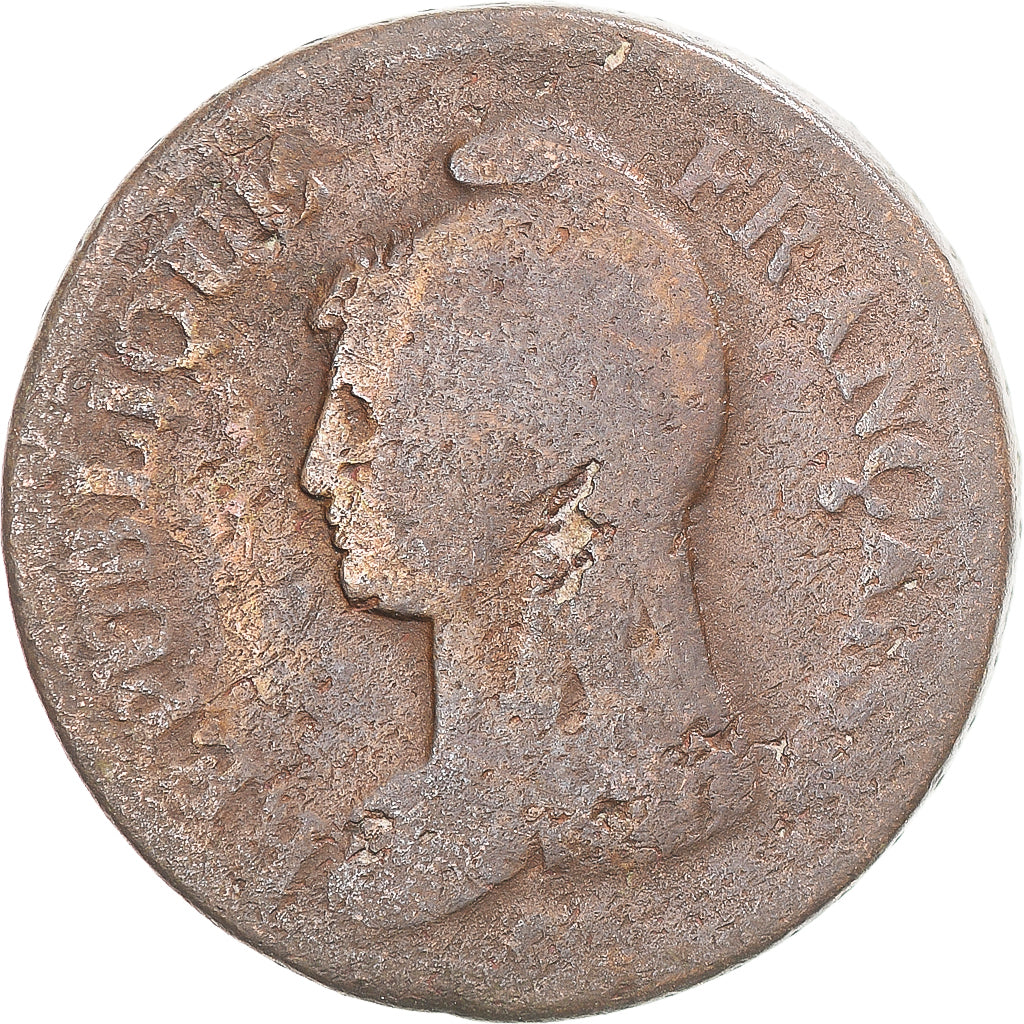 Monnaie, France, Dupré, Decime, AN 8, Metz, TB, Cuivre, Gadoury:187a