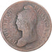 Moeda, França, Dupré, Decime, AN 8, Metz, VF(20-25), Cobre, Gadoury:187a