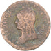 Moeda, França, Dupré, Decime, AN 8, Metz, VF(20-25), Cobre, Gadoury:187a