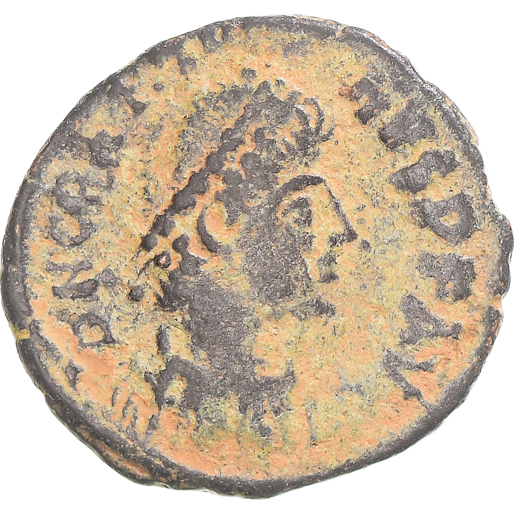 Monnaie, Constance II, Follis, 337-361, Antioche, TB+, Cuivre