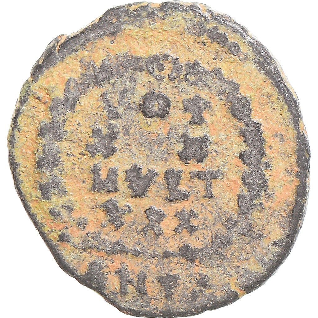 Monnaie, Constance II, Follis, 337-361, Antioche, TB+, Cuivre