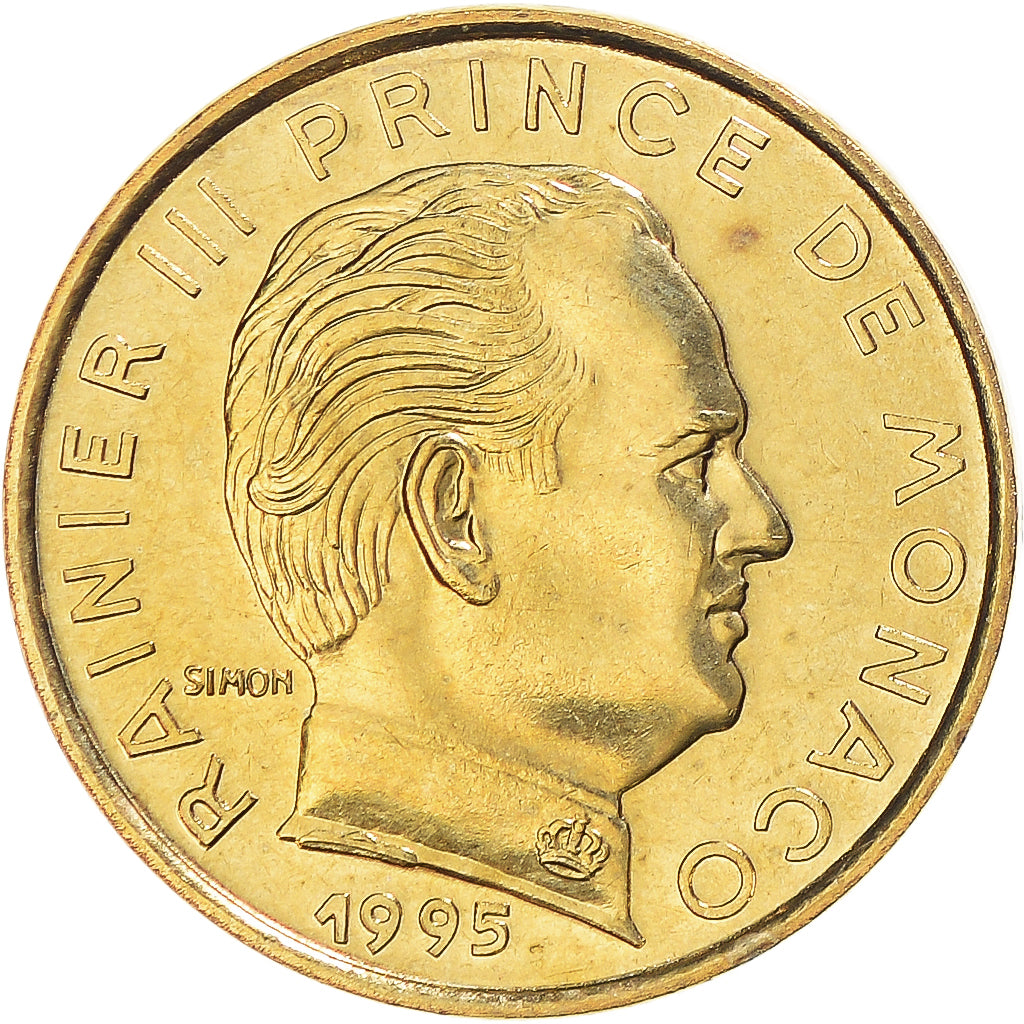 Münze, Monaco, Rainier III, 5 Centimes, 1995, Paris, BU, STGL, Cupro-Aluminium