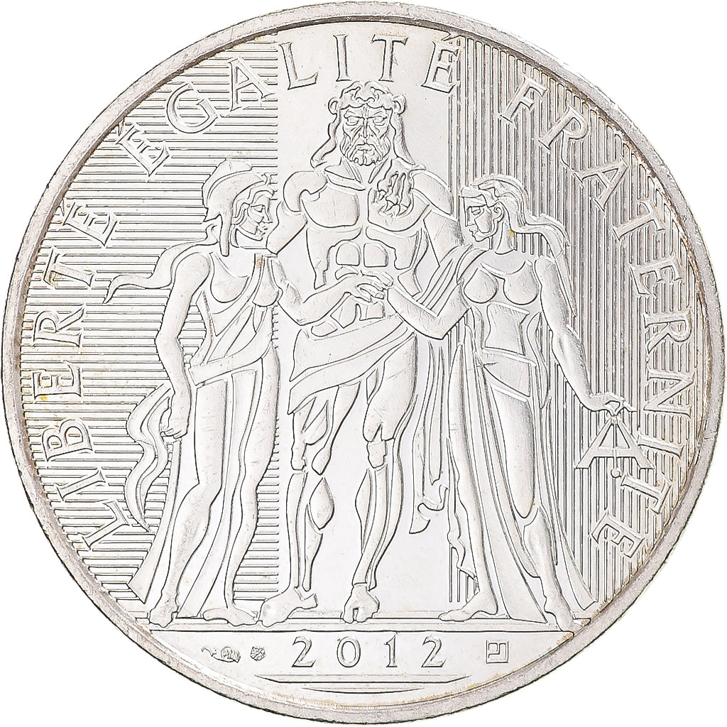 Francia, Hercule, 10 Euro, 2012, Paris, SC, Plata, KM:2073