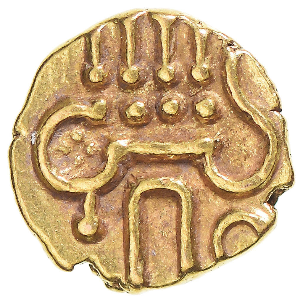 Coin, India, Fanam, AU(55-58), Gold