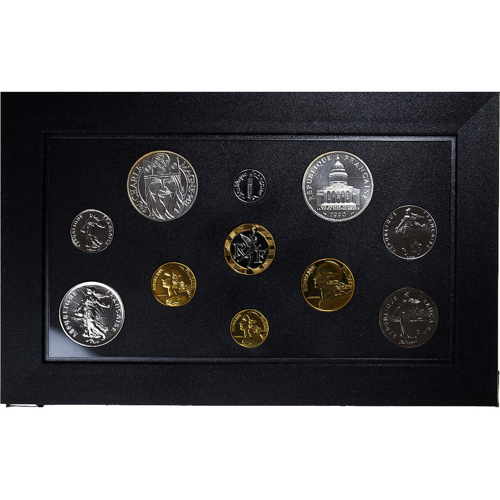Frankreich, Coffret 1 c. à 100 frs., 1990, MDP, série FDC, STGL, Gadoury:page