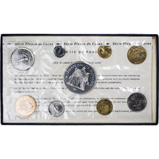 Moneta, Francja, Coffret 1 c. à 50 frs., 1974, Monnaie de Paris, FDC
