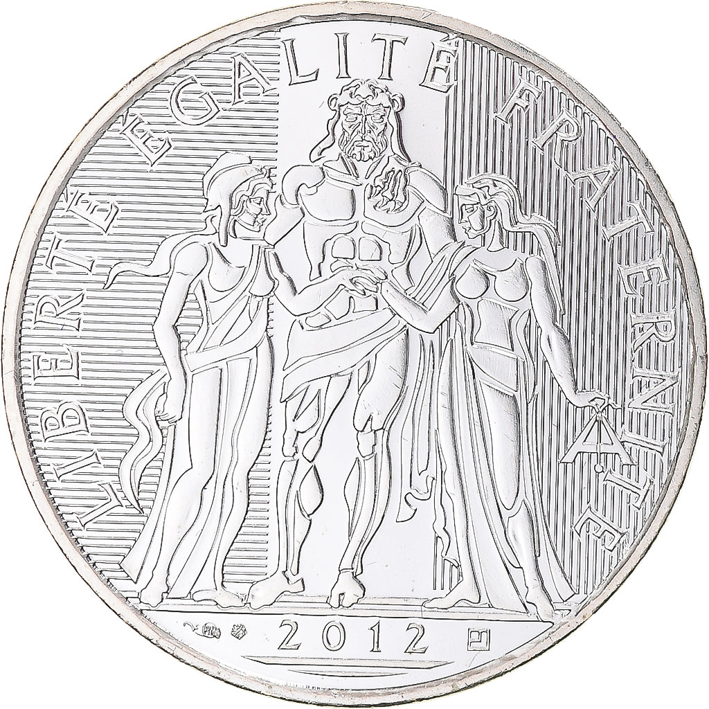 Francia, Hercule, 10 Euro, 2012, Paris, FDC, Plata, KM:2073