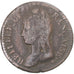 Moeda, França, Dupré, Decime, AN 8, Metz, VF(30-35), Cobre, Gadoury:187a