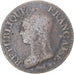 Moeda, França, Dupré, 5 Centimes, AN 8, Metz, VF(20-25), Cobre, Gadoury:126a