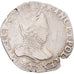 Moneta, Francia, Henri III, Teston, 4e type au col plat, 1575, Nantes, MB+