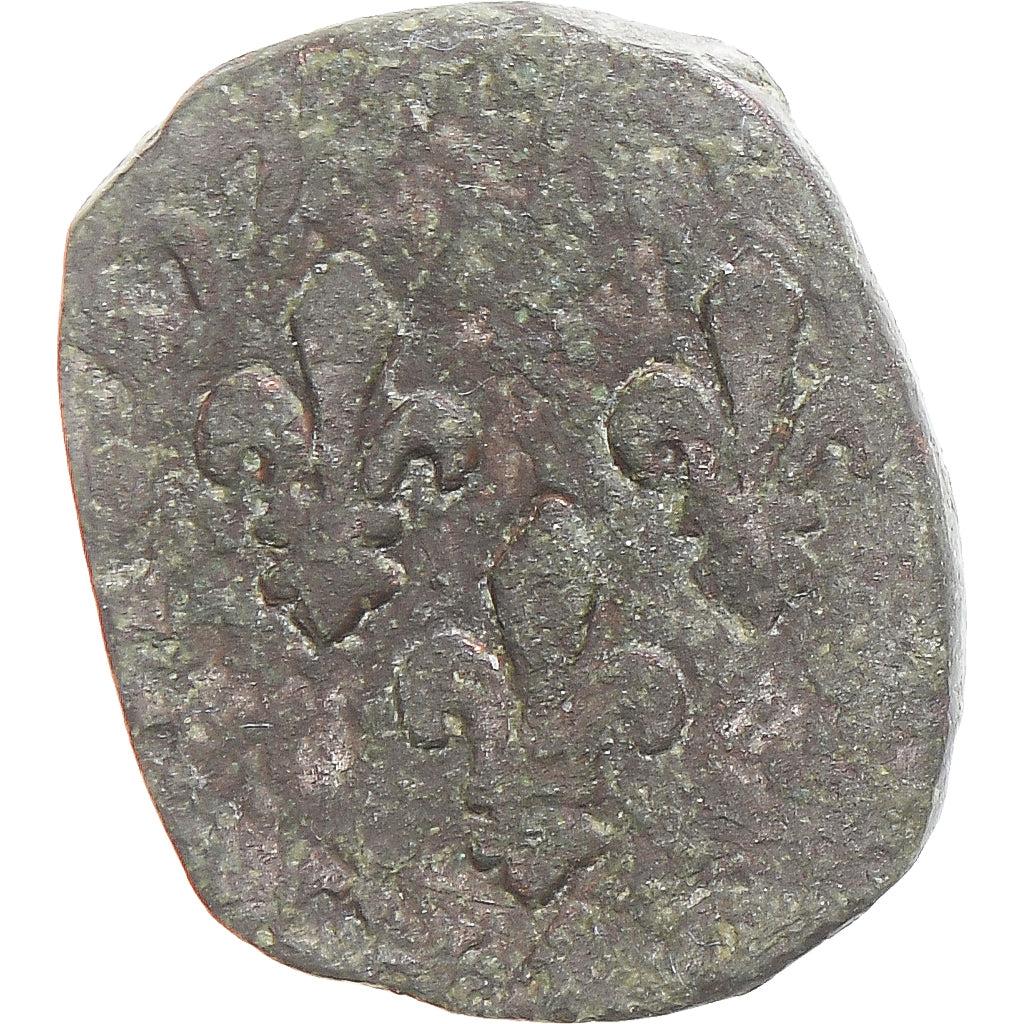 Coin, France, Henri IV, double tournois de Navarre, Saint-Palais, VF(20-25)