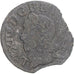 Munten, Frankrijk, Louis XIII, Double Tournois, 1643, FR, Koper, Gadoury:12