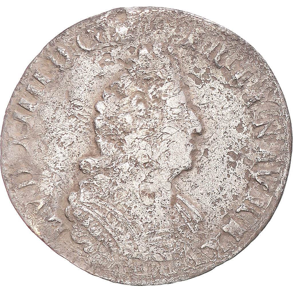 Coin, France, Louis XIV, 1/12 Ecu aux palmes, VF(20-25), Silver, Gadoury:119