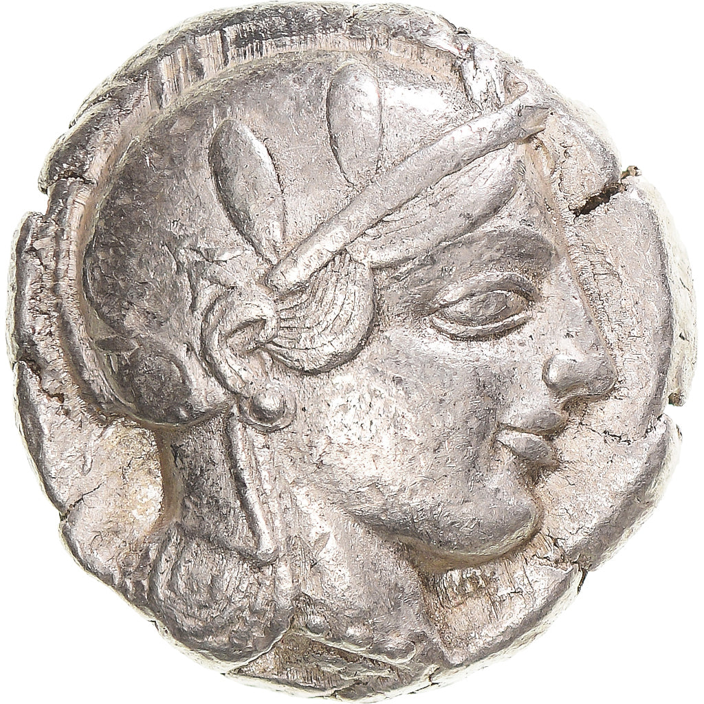 Coin, Attica, Tetradrachm, ca. 454-404 BC, Athens, EF(40-45), Silver, HGC:4-1597