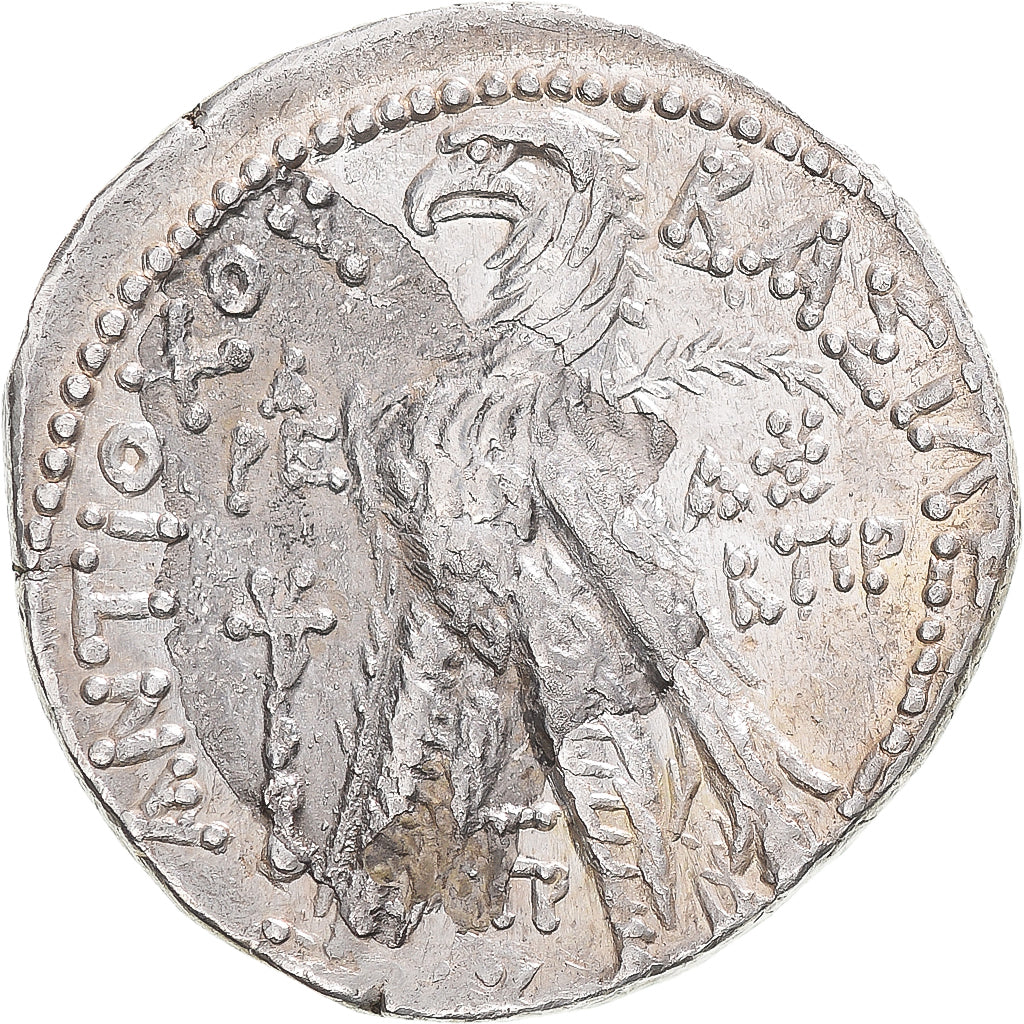 Seleukid Kingdom, Antiochos VII, Tetradrachm, 131-130 BC, Tyre, Argento, BB