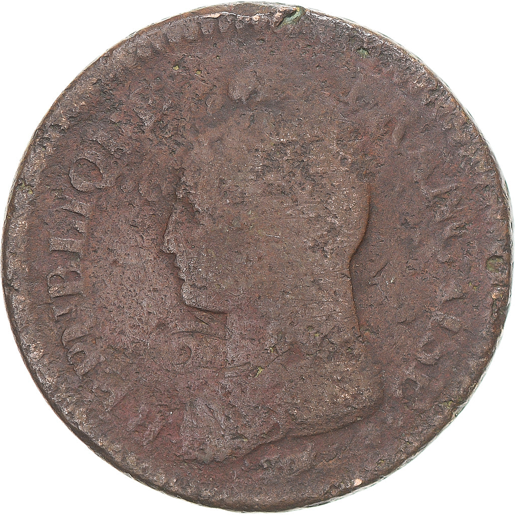 Moneda, Francia, Dupré, Decime, AN 5, Paris, BC+, Cobre, Gadoury:187