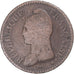 Moeda, França, Dupré, Decime, AN 7, Paris, VF(20-25), Cobre, Gadoury:187