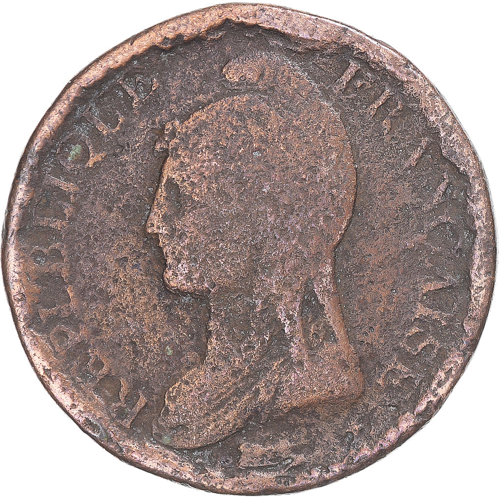 Monnaie, France, Dupré, Decime, AN 5, Paris, TB, Cuivre, Gadoury:187