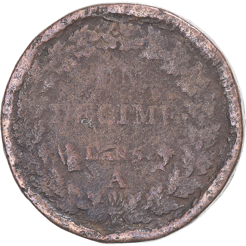 Monnaie, France, Dupré, Decime, AN 5, Paris, TB, Cuivre, Gadoury:187