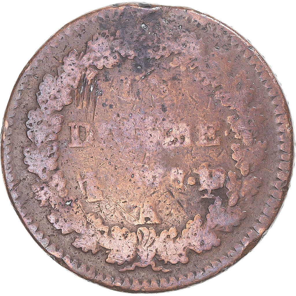 Munten, Frankrijk, Dupré, Decime, AN 5, Paris, FR, Koper, Gadoury:187