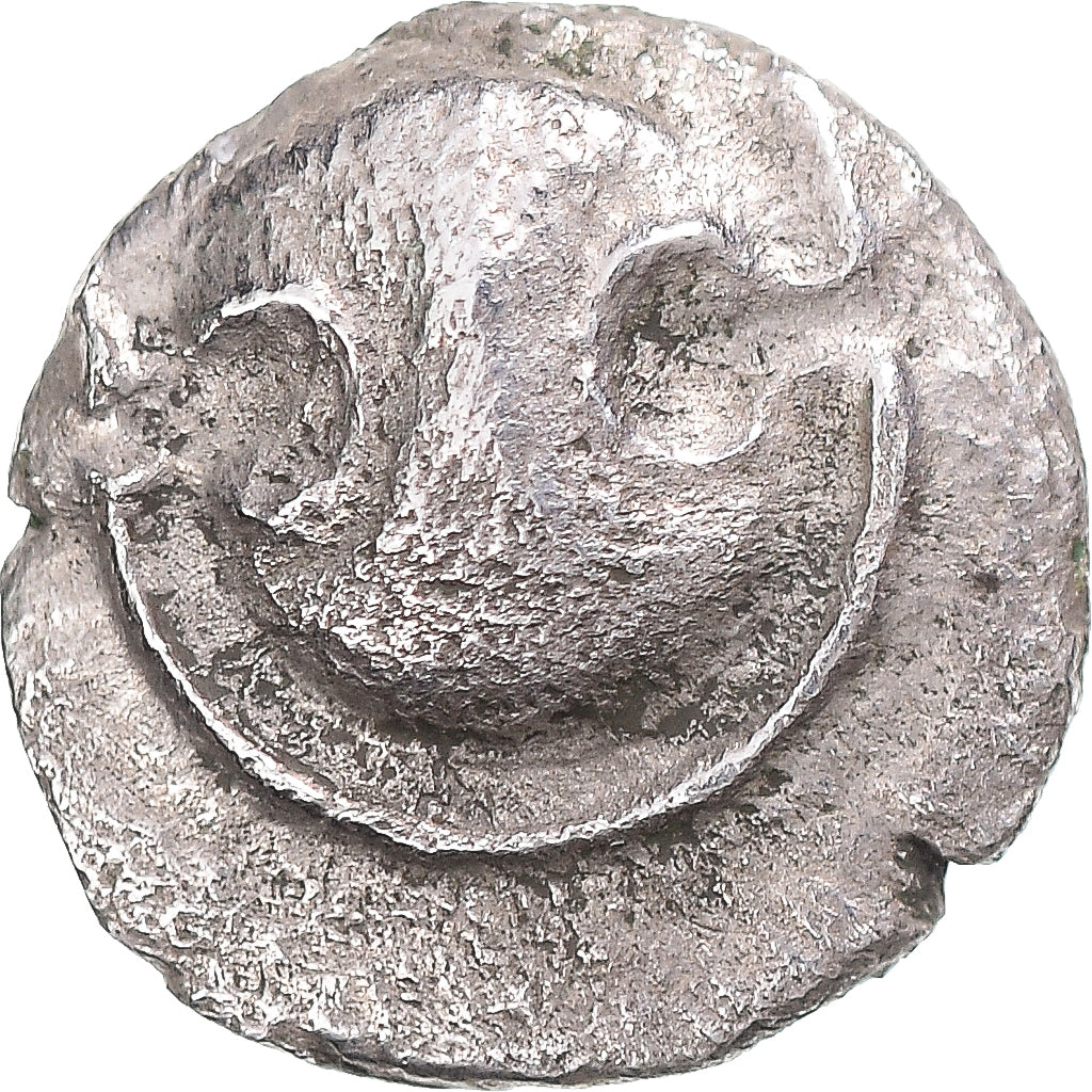 Coin, Boiotia, Obol, ca. 400-350 BC, Koroneia, EF(40-45), Silver
