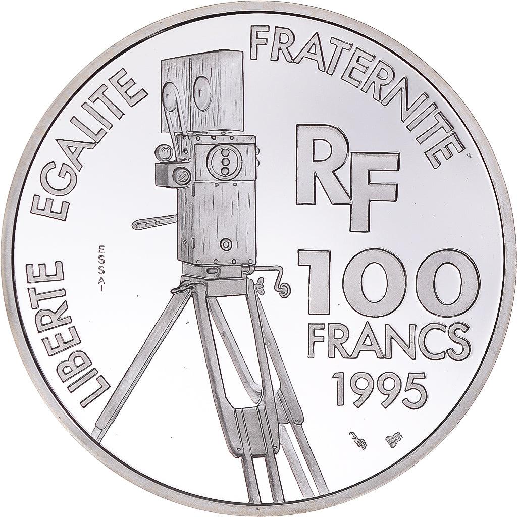 Coin, France, Marcel Pagnol, 100 Francs, 1995, Monnaie de Paris, ESSAI