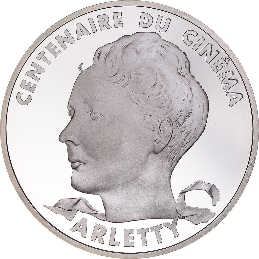 Munten, Frankrijk, Arletty, 100 Francs, 1995, Monnaie de Paris, ESSAI, FDC