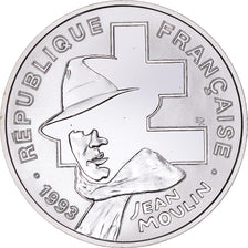Munten, Frankrijk, Jean Moulin, 100 Francs, 1993, Monnaie de Paris, ESSAI, FDC
