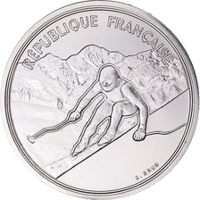 Moneta, Francja, Albertville - Ski Alpin, 100 Francs, 1989, Monnaie de Paris