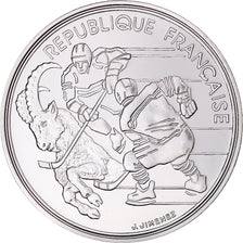 Moneda, Francia, Albertville - Hockey sur glace, 100 Francs, 1991, Monnaie de