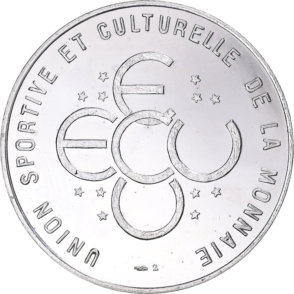 France, Token, Pessac - Union Sportive et Culturelle, 1994, MS(64), Silver